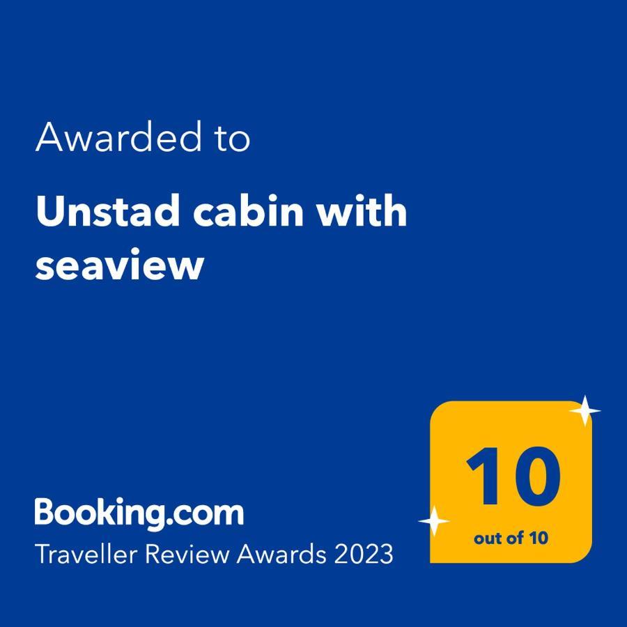 Unstad Cabin With Seaview Unnstad Zewnętrze zdjęcie